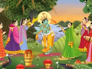 Radha Krishna Happy Holi Image