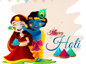 Radha Krishna Happy Holi Image