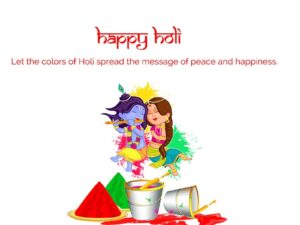 Radha Krishna Happy Holi Image